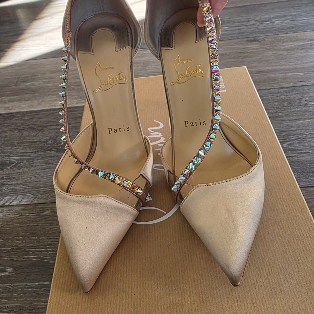 Christian Louboutin Women's Gold Heels